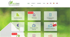 Desktop Screenshot of ecoten.cz